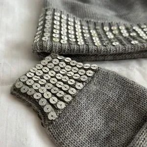 Michael Kors sequin Hat + Gloves set Michael Kors MK Sparkle Hat, Scarf & Glove Set, One Size  main image 2